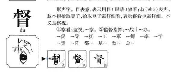 督组词组四字(督组词组和部首)