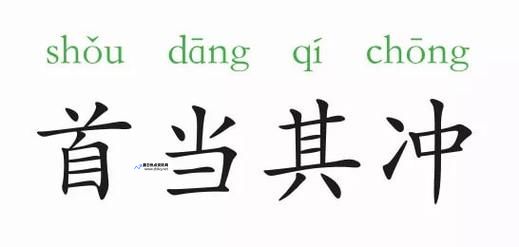 首当其冲是指冲在最前面的吗(首当其冲的冲是啥意思)