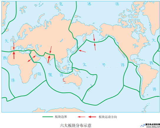 亚欧板块地图(亚欧板块与太平洋板块交界处)