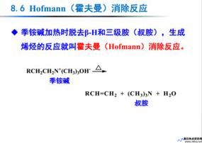 霍夫曼降解反应和霍夫曼消除反应(霍夫曼降解反应方程式)