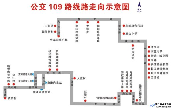 109路公交车路线路线图(宜昌109路公交车路线)