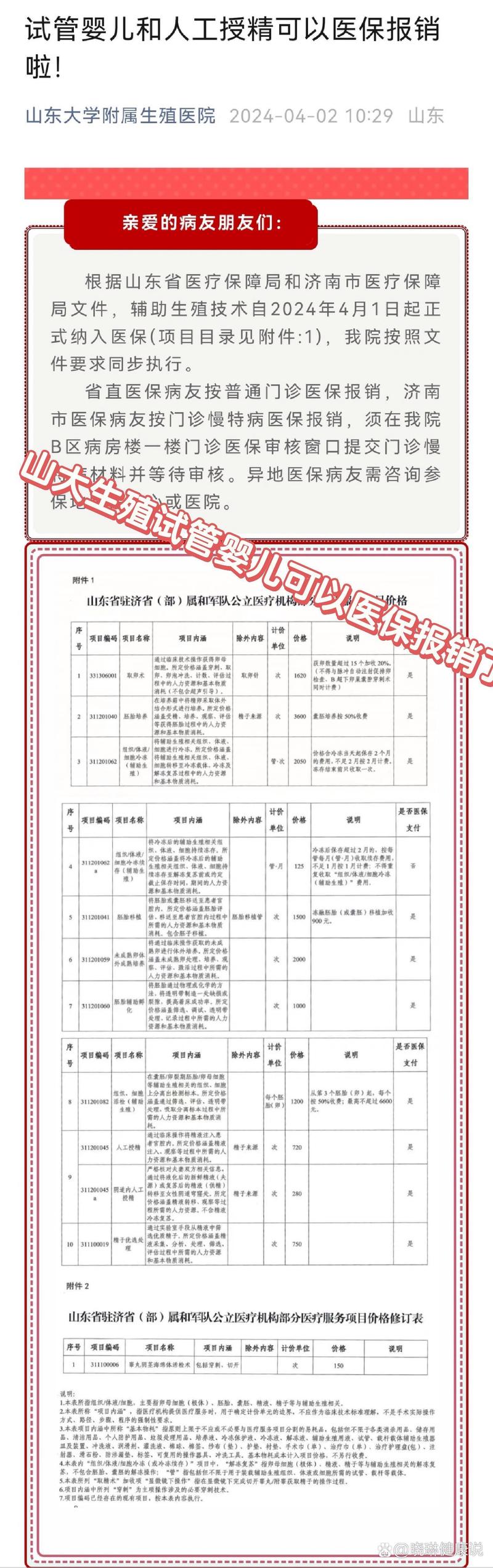 试管婴儿报销政策