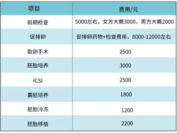 试管婴儿费用全解析：需要多少钱？