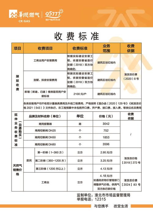  收费标准